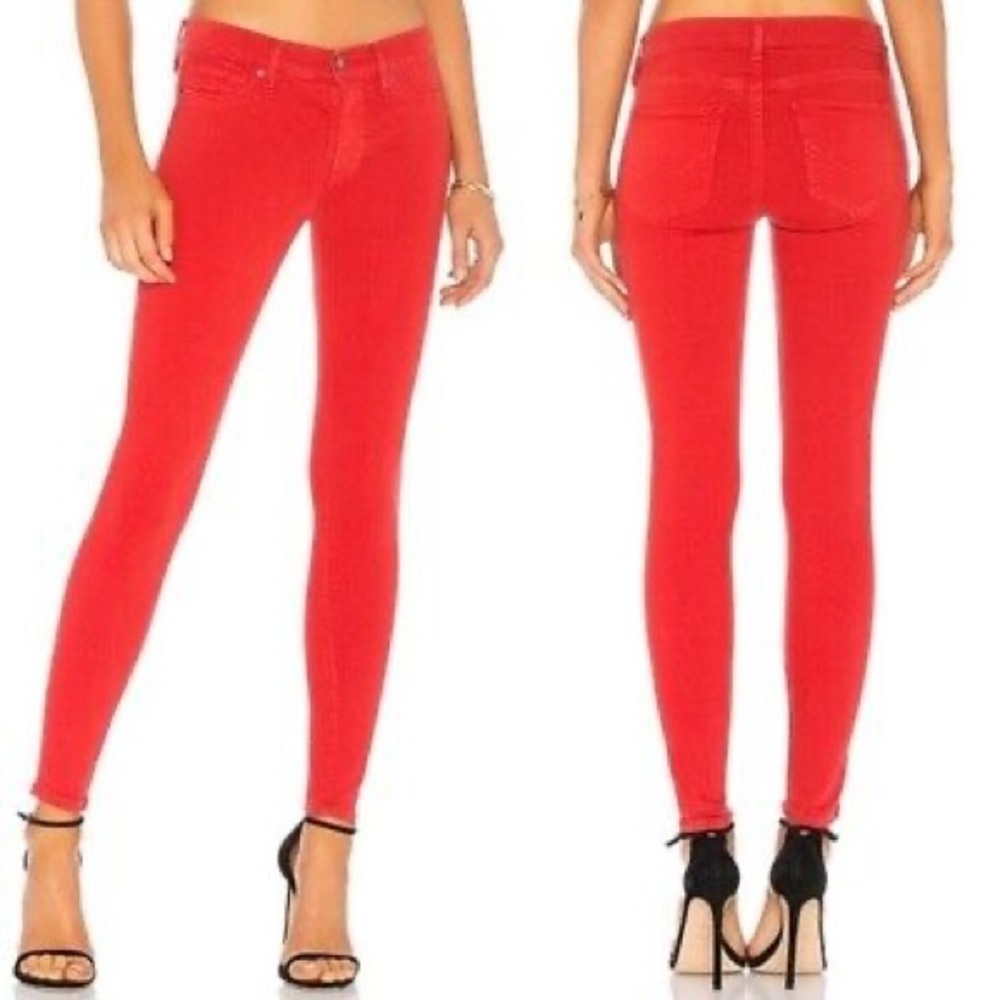 Zara Red Skinny Jeans with Modern Stretch Fit